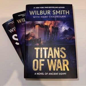 FIRST EDITIONS Wilbur Smith | 1st/1st Titans of War, New Kingdom, Storm Tide